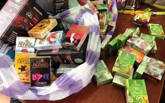 Phát hiện hàng nghìn hộp shisha không rõ nguồn gốc ở Đà Nẵng