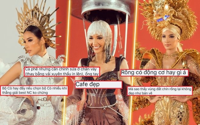 Fan Việt chọn trang phục dân tộc cho Hoàng Thùy: 'Chín rồng' gây thất vọng, 'Cafe phin' sáng giá?