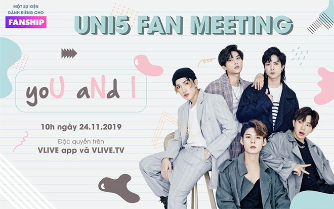 Uni5 kỉ niệm 2 năm debut bằng Fan Meeting ấm cúng tại TP.HCM