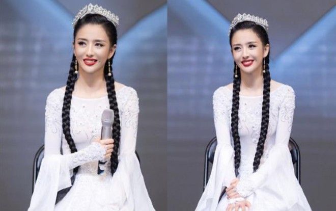 Đồng Lệ Á mang con trai ra sân khấu chào hạ màn, Đóa Đóa 3 tuổi siêu cấp dễ thương trong trang phục dân tộc