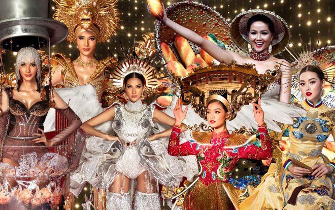 Hoàng Thùy lo lắng, chu toàn vì sợ hỏng trang phục dân tộc sau sự cố của H'Hen Niê - Kiều Loan - Tường San