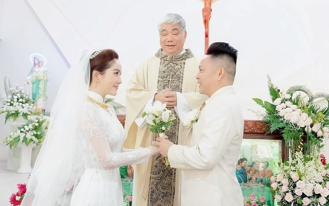 Sau lễ cưới, Bảo Thy chia sẻ về chồng: ‘Anh không lãng mạn ngôn tình nhưng chăm sóc tôi như nàng công chúa’