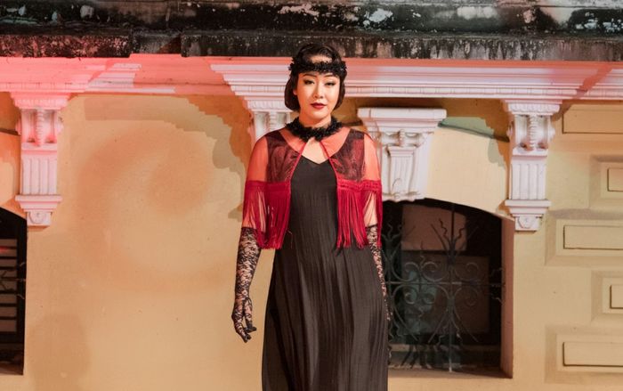 Ngô Phương Lan đẹp cuốn hút ánh nhìn khi mở màn show thời trang dù mới sinh con 8 tháng