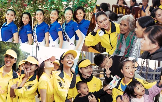 Top 45 Miss Universe Vietnam 2019 năng nổ hoạt động cộng đồng trước thềm chung kết