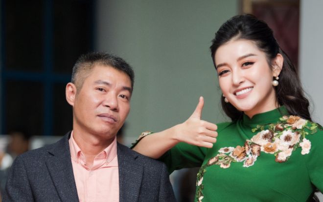 Á Hậu Huyền My khuyên NSND Công Lý đi tắm trắng vì da đen