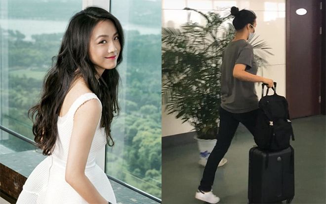 Dù là đại hoa nhưng Thang Duy đi máy bay hạng ghế phổ thông, vất vả xách hành lý mà không có nhân viên bên cạnh