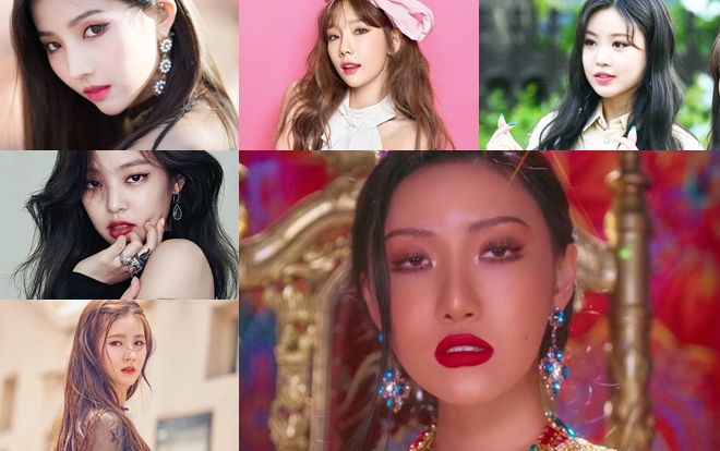 Bảng xếp hạng độ nổi tiếng của từng thành viên các nhóm nhạc Kpop nữ tháng 11