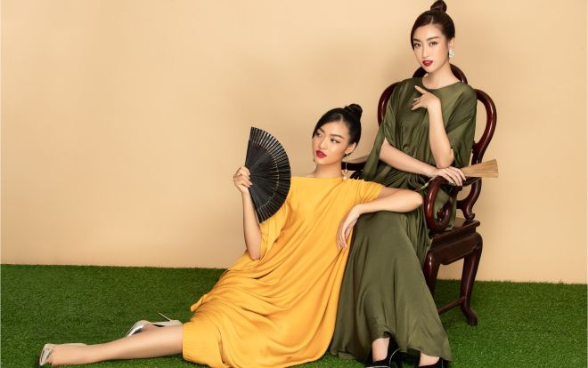 Mãn nhãn ngắm Kiều Loan - Đỗ Mỹ Linh hóa 'quý cô nhung lụa', pose dáng thướt tha mỹ miều