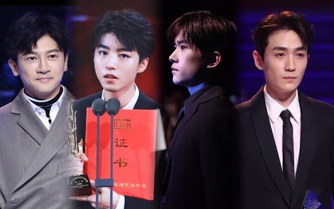 Vương Tuấn Khải - Dịch Dương Thiên Tỉ và Chu Nhất Long đẹp nao lòng tại 'LHP Kim Kê Bách Hoa 2019'