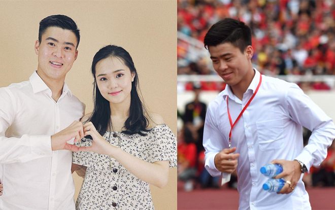 Duy Mạnh khiến hội fangirl 'trụy tim' sau mỗi trận đấu vì hành động chăm sóc bạn gái chuẩn 'soái ca'
