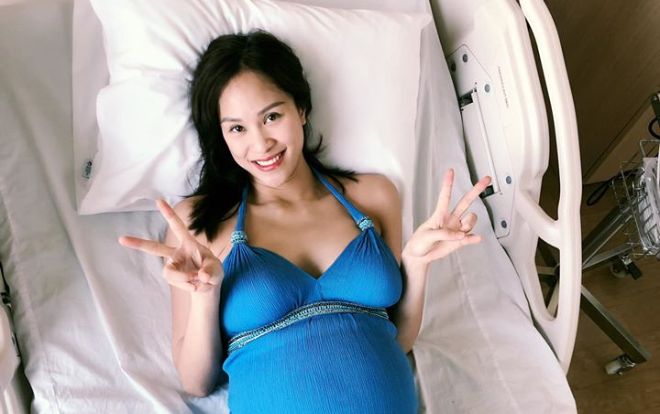 Siêu mẫu Phương Mai sinh con trai đầu lòng