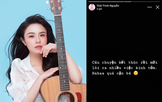 Hậu chia tay Quang Đăng, Thái Trinh bất ngờ đăng trạng thái ẩn ý: 'Chuyện kết thúc rồi mới lòi ra nhiều việc kinh tởm'