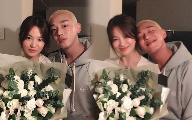 Song Hye Kyo ăn sinh nhật bên Yoo Ah In: Ngọt ngào tựa đầu vào nhau!