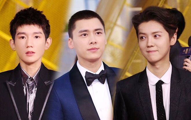 Lý Dịch Phong - Lộc Hàm và Vương Nguyên chuẩn soái ca, bừng sáng trên thảm đỏ 'Kim Kê 2019'