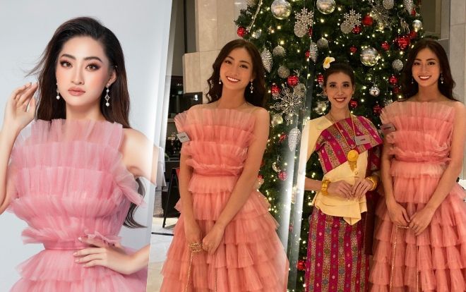 Lương Thùy Linh ghi điểm với váy hồng 'công chúa', hát hit A Million Dreams phần thi Tài năng - Miss World 2019