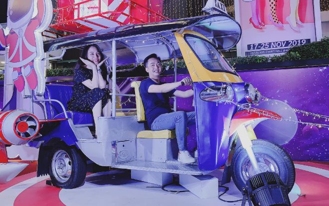 Cường Đô La khoe ảnh nhí nhố, đáng yêu bên bà xã Đàm Thu Trang