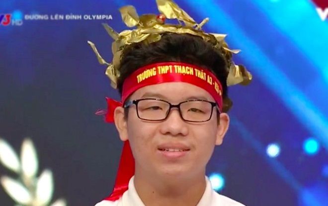 Nam sinh Hà Nội chiến thắng đầy thuyết phục cả 4 phần thi, xuất sắc giành vòng nguyệt quế tại 'Đường lên đỉnh Olympia'
