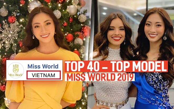 Lương Thùy Linh xuất sắc lọt 40 Top Model Miss World 2019, rạng rỡ hội ngộ hoa hậu Vanessa Ponce