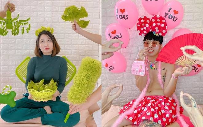 'Cười ngất' với màn 'đu trend ton-sur-ton' cực đáng yêu của vợ chồng hotmom Thanh Trần