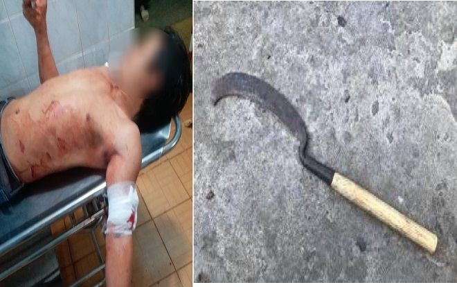 Nam thanh niên vác rựa truy sát hàng xóm vì… mở nhạc quá to