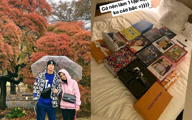 Bạn gái Duy Mạnh 'gây choáng' với màn mua sắm 'sang chảnh' không kém gì rich kid