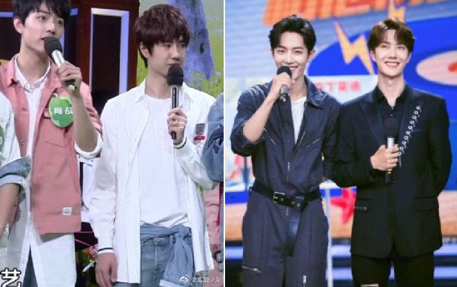 Đối chiếu hình ảnh 2 năm trước sau của Tiêu Chiến -  Vương Nhất Bác