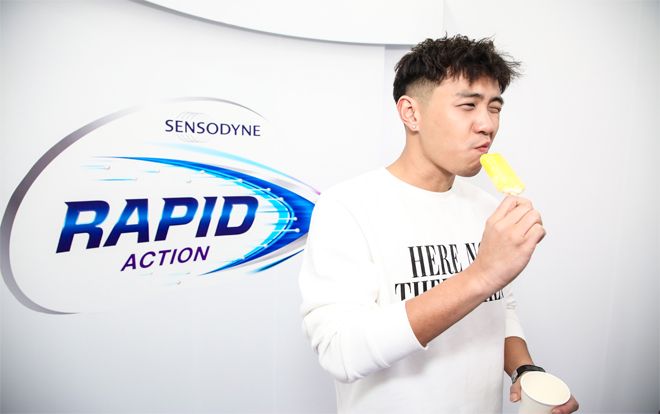 Loạt biểu cảm khó đỡ của hot boy Quang Đăng, Huyme trong thử thách 'ăn kem 10s'