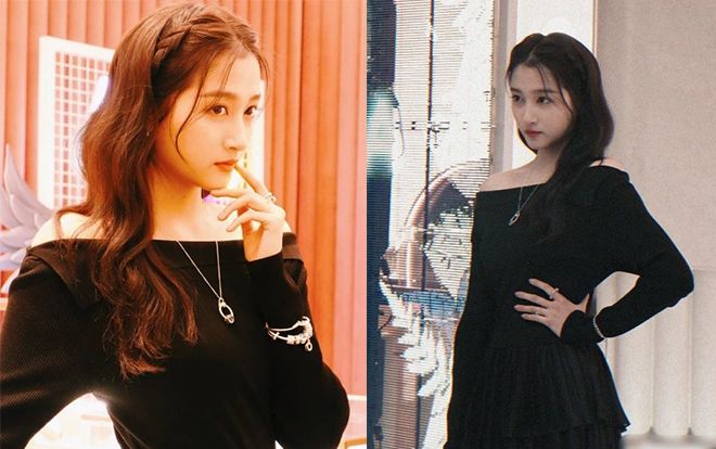 Nhờ nhan sắc cứu vớt, dù mặc váy lộ khuyết điểm nhưng Quan Hiểu Đồng vẫn xinh như một nữ thần