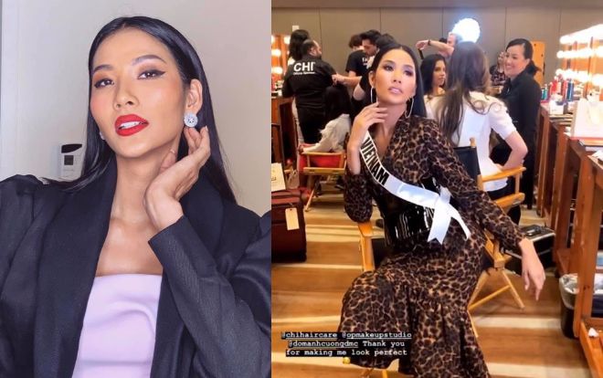 Hoàng Thùy nhận cơn mưa lời khen từ dàn đối thủ khi 'bung lụa' Bamboo walk ngay tại sảnh Miss Universe