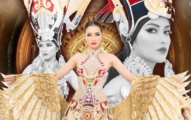 Ngọc Châu rạng rỡ trình diễn trang phục dân tộc Lạc vũ nhưng rớt giải, Mexico giành chiến thắng