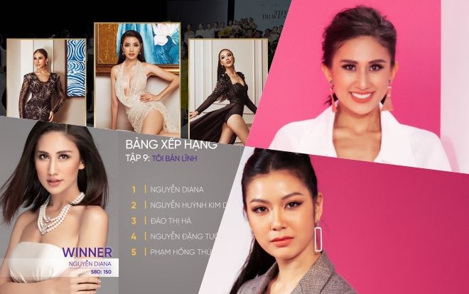 Nguyễn Diana chiến thắng tập cuối, Thúy Vân dẫn đầu điểm tổng Miss Universe Vietnam 2019