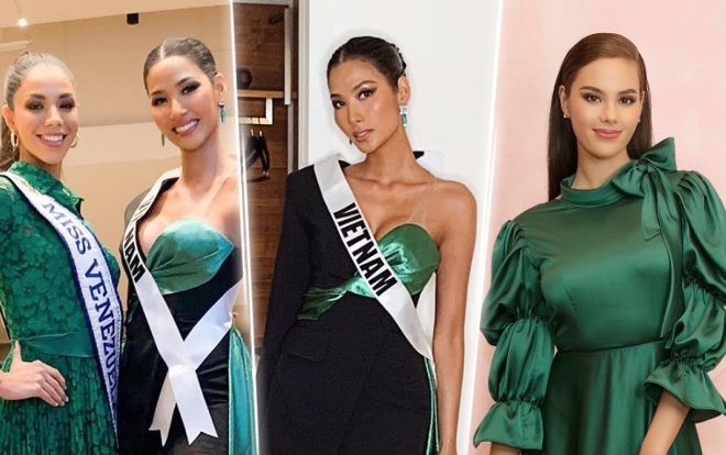 Hoàng Thùy xứng danh Nữ hoàng váy áo Miss Universe 2019, Catriona Gray cũng phải thích thú 'thả tim'