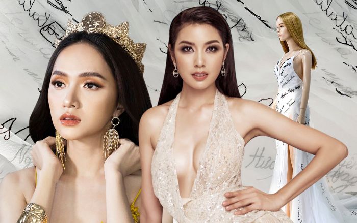 Thúy Vân thêu tên mẹ - Hương Giang - Beyonce lên váy dạ hội thi Bán kết Miss Universe Vietnam 2019