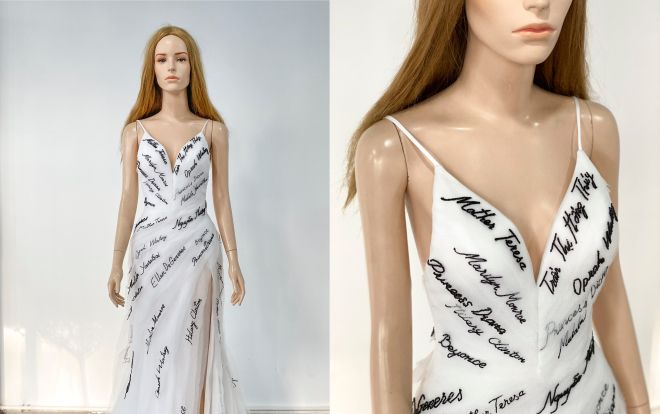 Câu chuyện truyền cảm hứng về chiếc váy của Thúy Vân tại bán kết HHHVVN