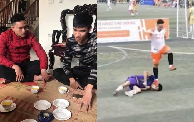 Cầu thủ dẫm lên mặt đối thủ trong trận bóng khiến nạn nhân lên cơn co giật gây phẫn nộ: 'Hành vi của em quá sai, mong anh và gia đình bớt giận'