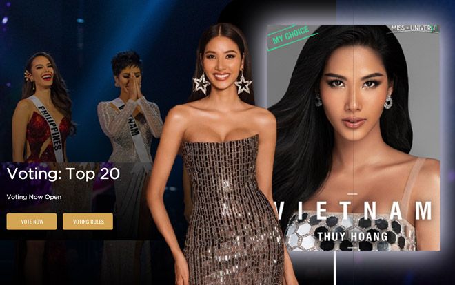 Miss Universe mở cổng bình chọn 1 suất Top 20: Fan Việt vote kịch liệt cho Hoàng Thùy