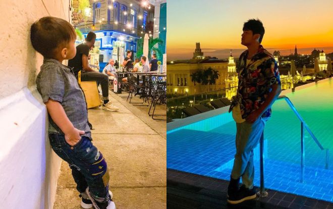 Con trai 2 tuổi Châu Kiệt Luân 'gây bão' mạng với tấm ảnh tạo dáng như người mẫu