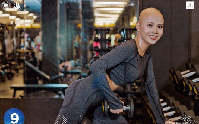 Nữ sinh Đại học Ngoại Thương mắc ung thư vú xuất hiện năng động, khỏe khoắn trong hình ảnh mới