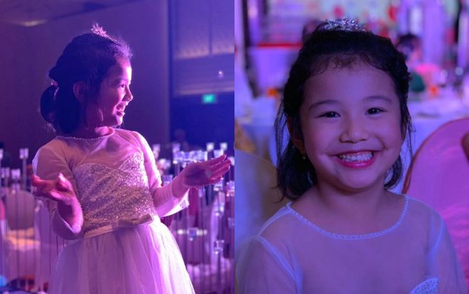 Jennifer Phạm khoe loạt ảnh con gái 6 tuổi mặc váy công chúa điệu đà xinh xắn như thiếu nữ