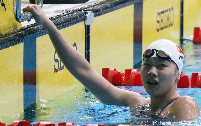 Ánh Viên giành HCV đầu tiên ở SEA Games 30
