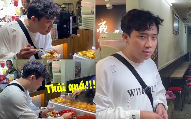 Trấn Thành trổ tài 'bắn tiếng Hoa', lần đầu ăn đậu hũ thối Đài Loan: 'Thối chóng mặt!'