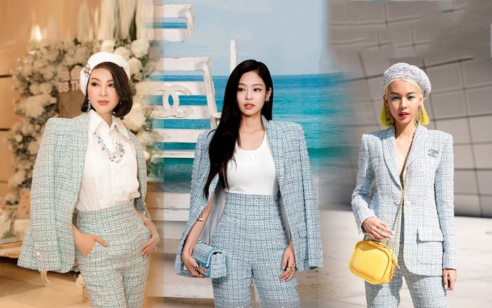 Jennie, Phí Phương Anh, MC Thanh Mai, Kristen Stewart đụng hàng xuyên lục địa vì bộ suit Chanel
