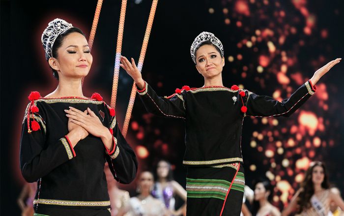 H’Hen Niê mặc váy Ê Đê, đi chân đất Final Walk: Chia tay 2 năm nhiệm kỳ trong nước mắt