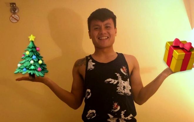 Trước trận chung kết SEA Games 30, Đức Chinh 'troll' Quang Hải cực lầy