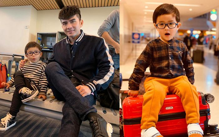 Đan Trường đăng clip khoe con trai 'cực bảnh' trên máy bay về Việt Nam nhưng dân mạng lại chú ý điều này