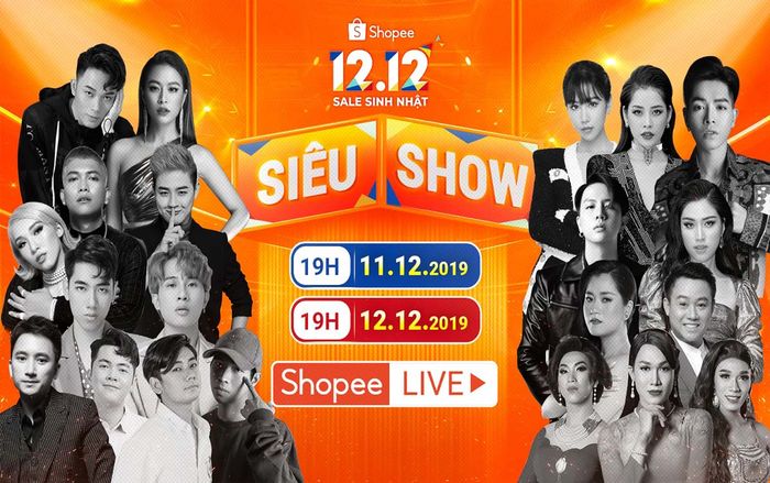 Cùng Jack & K-ICM, Hoàng Thùy Linh, Trúc Nhân, Chi Pu, Đức Phúc,… khuấy đảo Siêu Show 12.12 Sale Sinh nhật