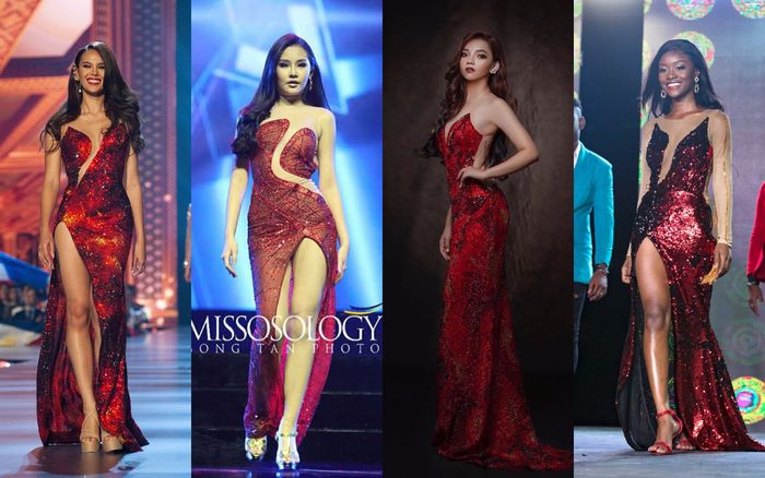 Váy 'núi lửa phun trào' của Catriona Gray đạt kỷ lục là chiếc váy có nhiều phiên bản đạo nhái nhất