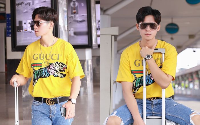 Tất bật lưu diễn cuối năm, Hoàng Đức Thịnh xuất hiện tại sân bay cùng set đồ 'sương sương'… 300 triệu