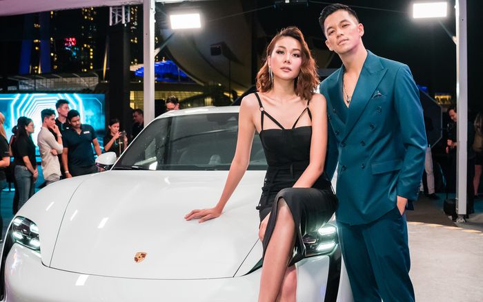 Thanh Hằng, Trọng Hiếu tham dự buổi ra mắt khu vực Châu Á - Thái Bình Dương của dòng xe thuần điện Porsche Taycan