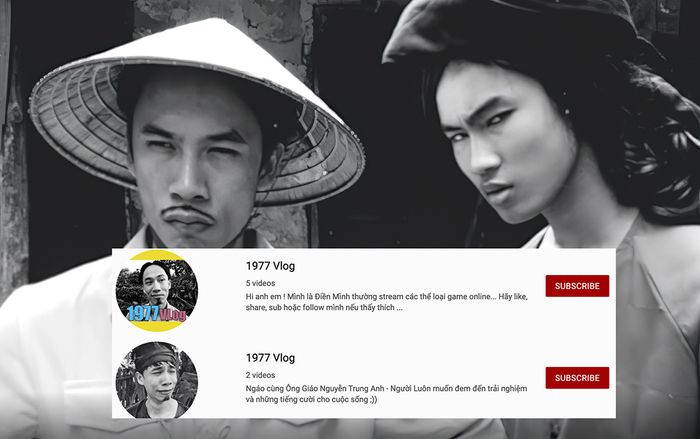 Giữa lúc 1977 Vlog bị xoá video, hàng loạt kênh YouTube giả mạo bắt đầu xuất hiện để câu tương tác